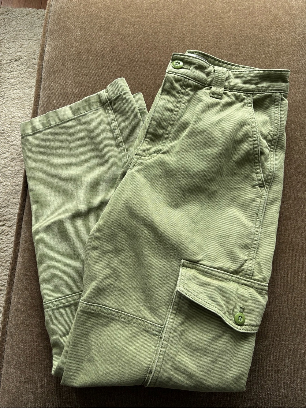 TNA Light Olive Green Women's Cargo Pants